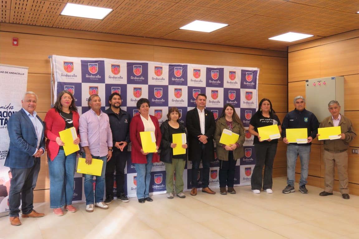 79 organizaciones andacollinas fueron beneficiadas con subvenciones municipales
