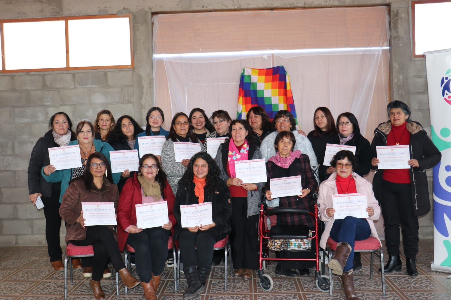 23 integrantes del Taller de Telar Mapuche recibieron su certificación de reconocimiento