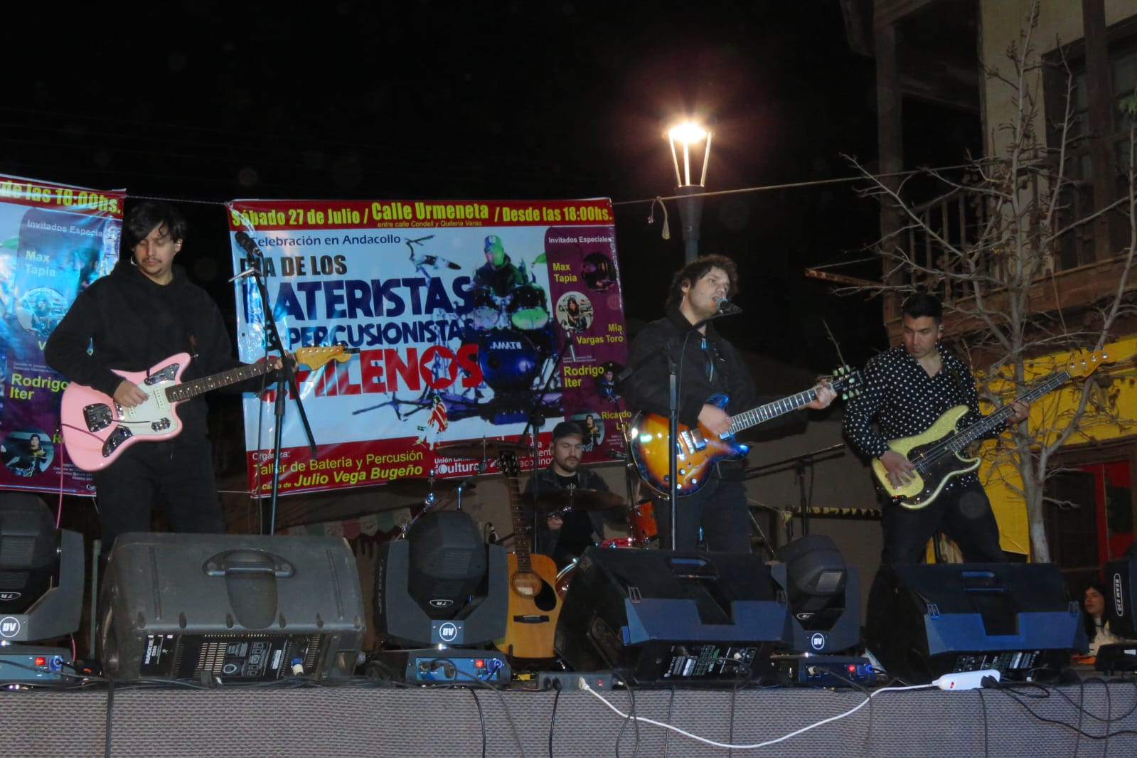 Fiesta gastronómica local y celebración del Día del Baterista tuvieron alta convocatoria en la comuna