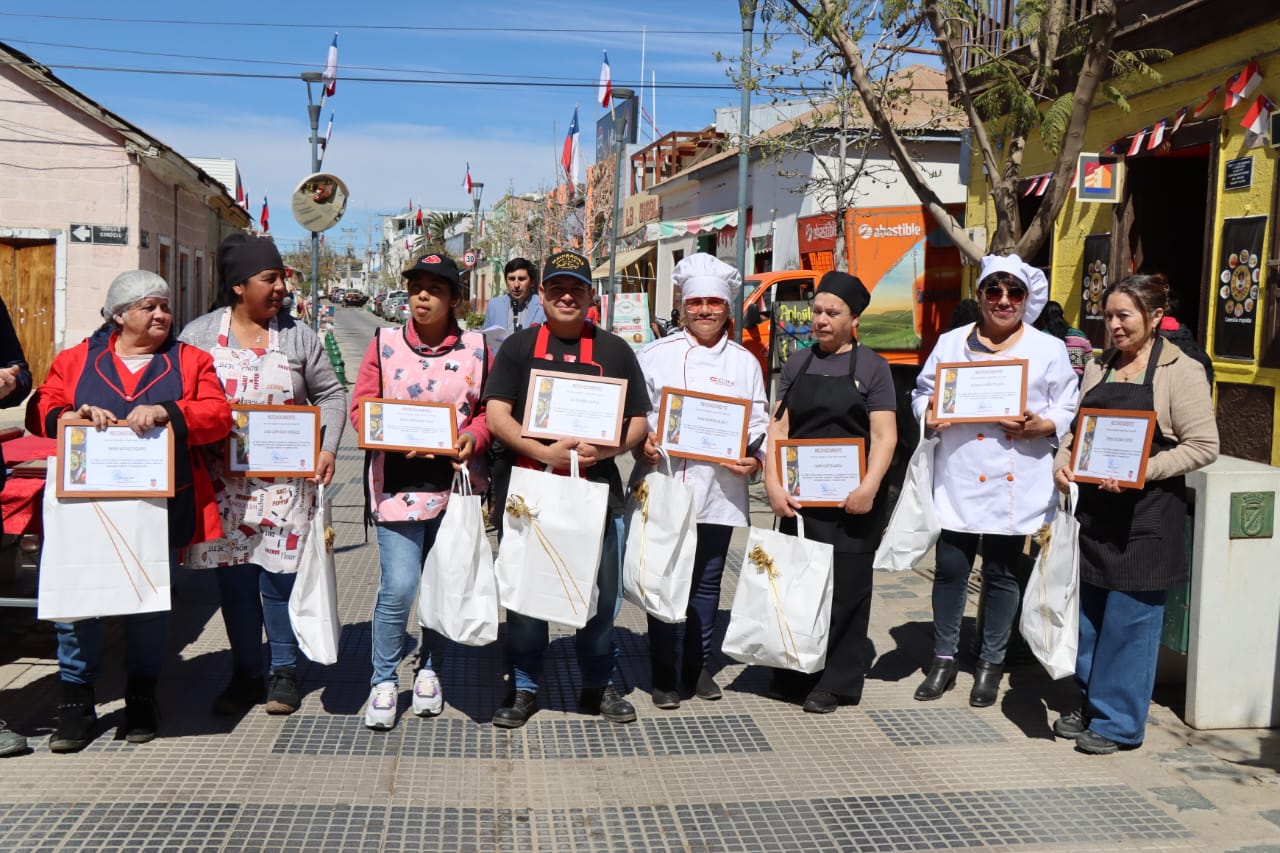 Con éxito y ganadores se realizó X Concurso Plato Típico Andacollino en Fiestas Patrias 2024