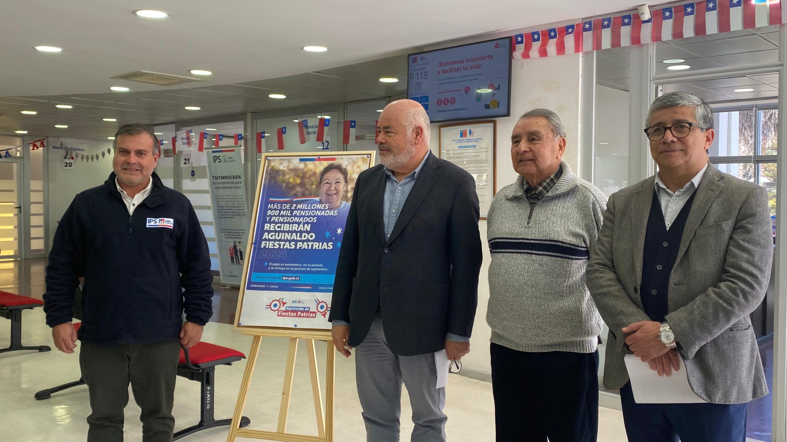 Aguinaldo de Fiestas Patrias 2024: Más de 119 mil pensionadas y pensionados beneficiados en la región de Coquimbo