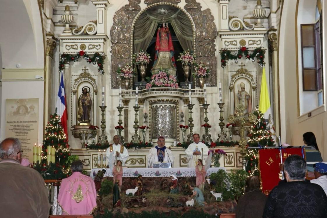 Novena preparatoria de la Fiesta Grande de Andacollo inició este domingo 15 de diciembre a cargo del obispo Enrique Balsán