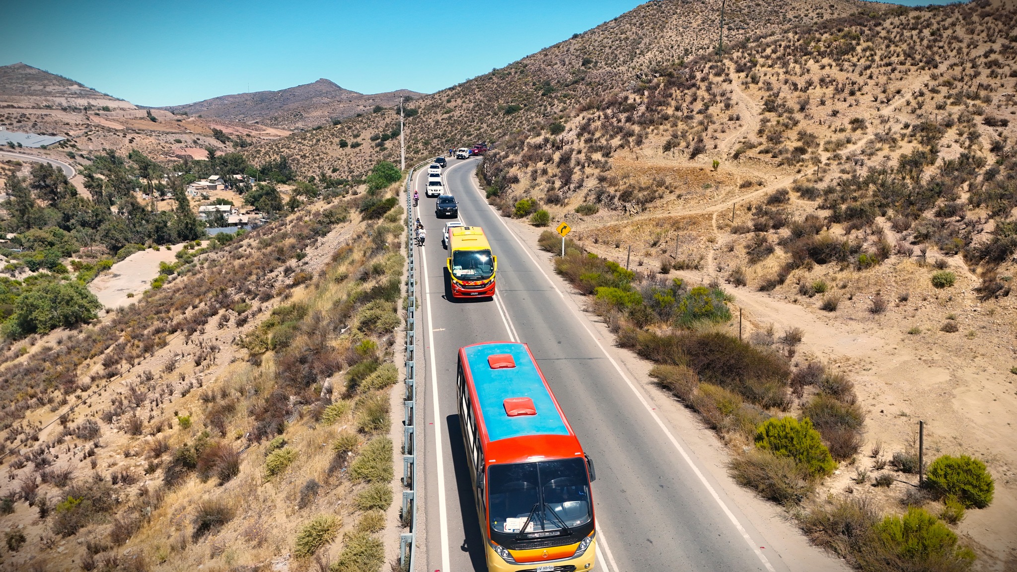 Masivo ingreso de vehículos a la comuna marcó el tercer día de Fiesta Grande de Andacollo 2024