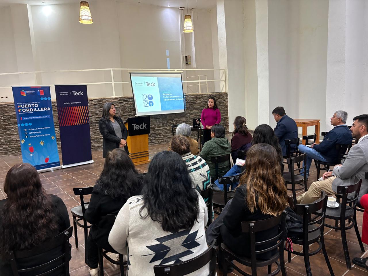 Trabajo colaborativo entre el SLEP Puerto Cordillera y Teck CDA fortalecerá la educación pública en Andacollo