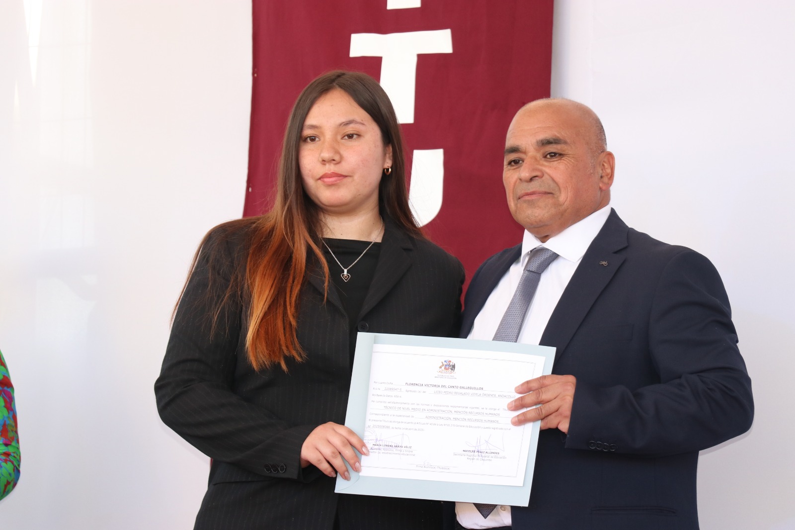 Emotiva ceremonia de titulación se realizó en el Liceo Pedro Regalado Videla de Andacollo