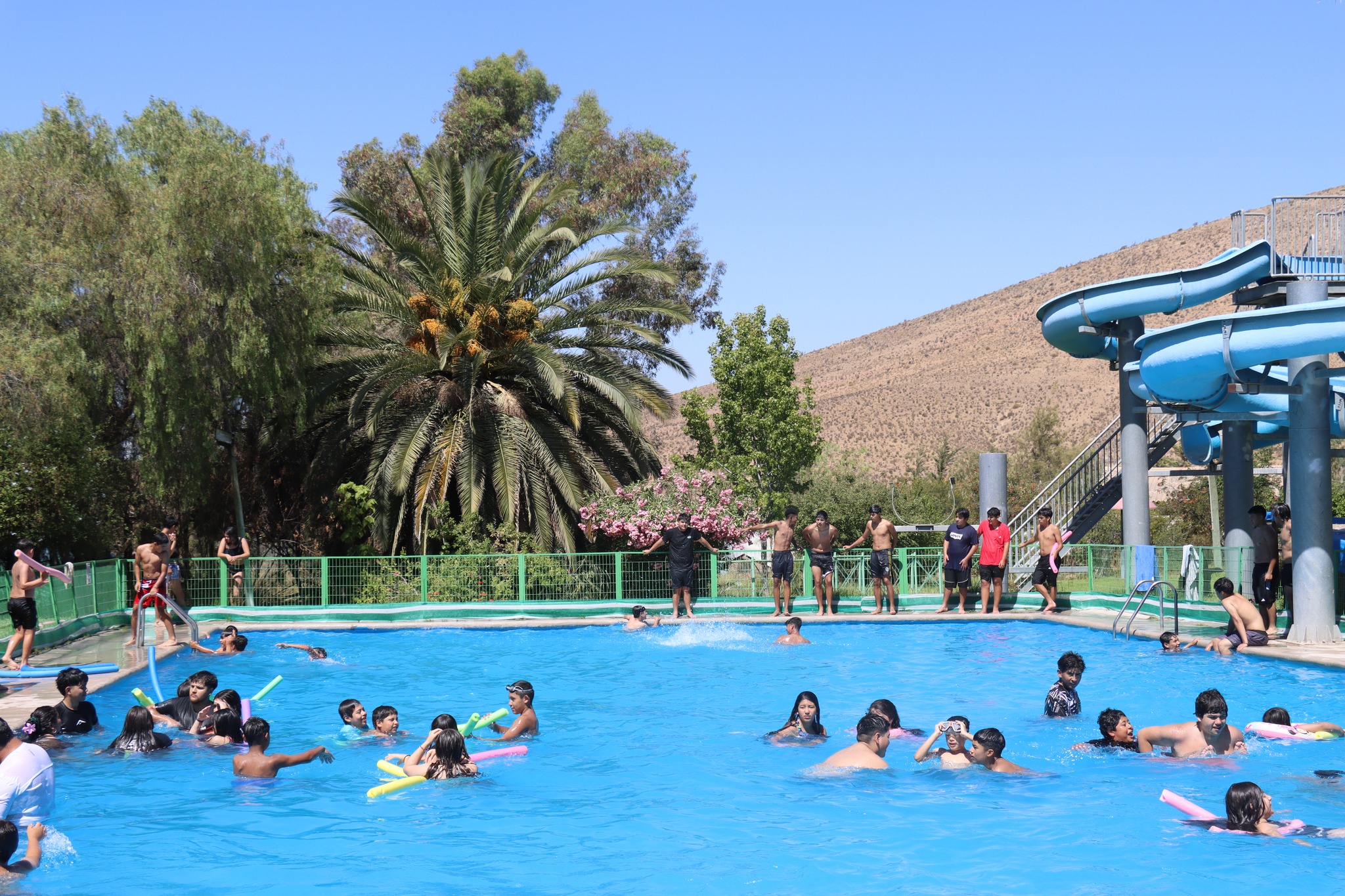 Exitosa Pool Party convocó a diversas familias andacollinas para dar comienzo al verano 2026